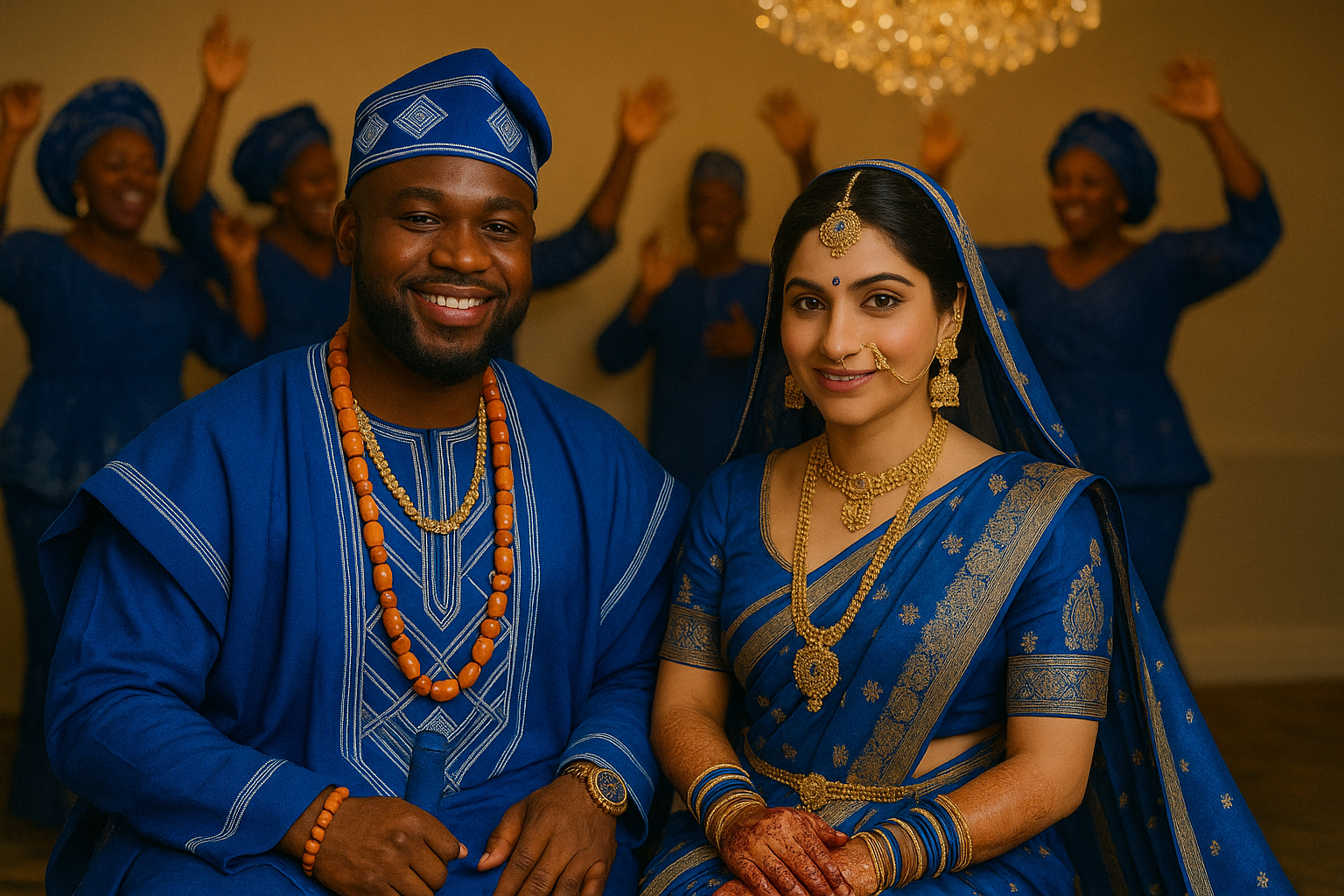 Cultural Fusion of Love and Tradition