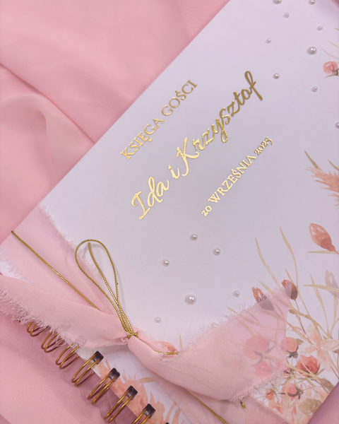 Podgląd złoconych napisów