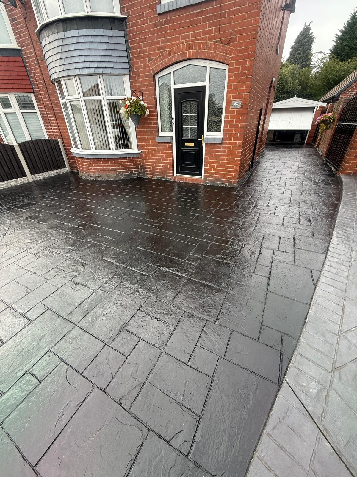 Driveway deep cleaned