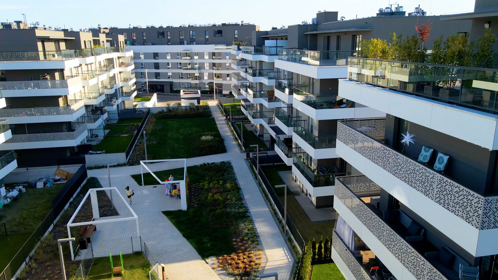 Modern residential complex mortgage new infrastructure