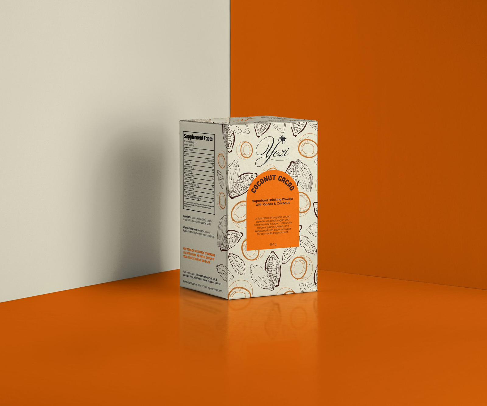 YEZI Coconut-Flavoured Cocoa Product