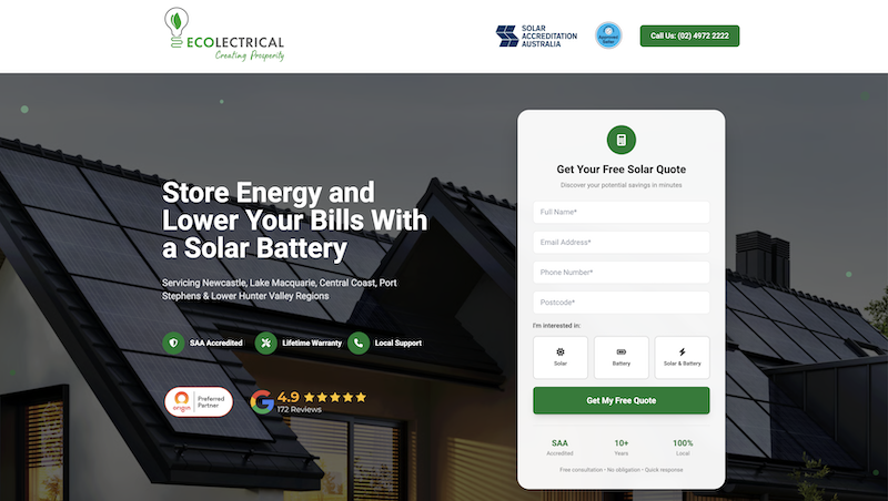 Website screenshot
