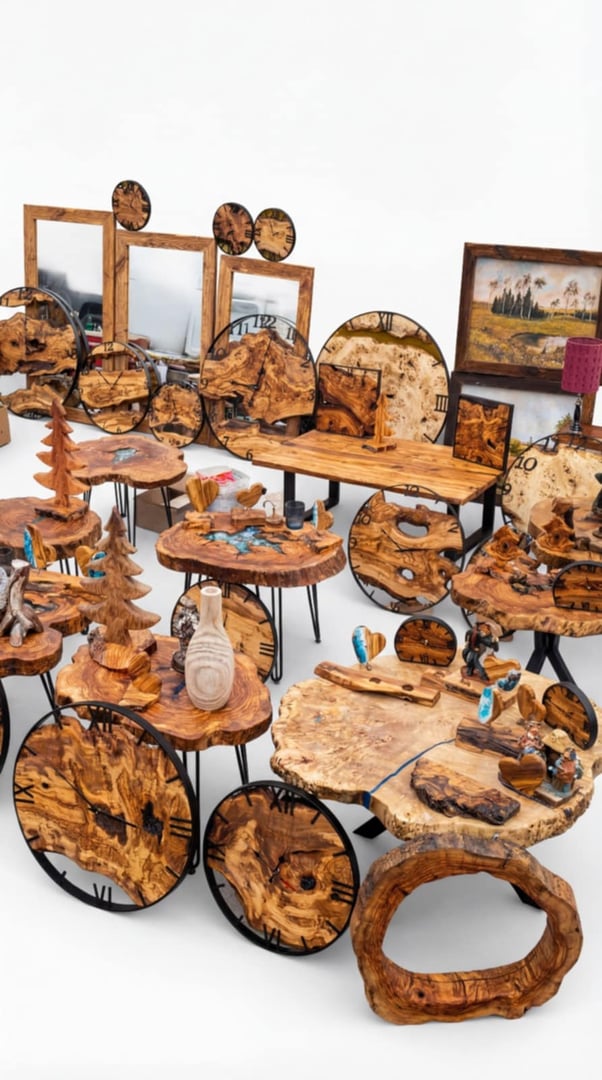 Drewniane dekoracje i ozdoby