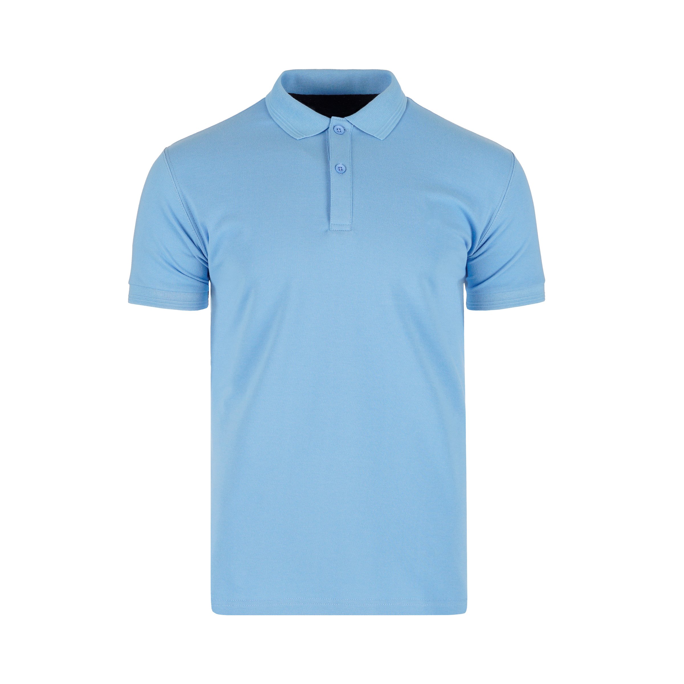 Blue Polo Shirt isolated on white background