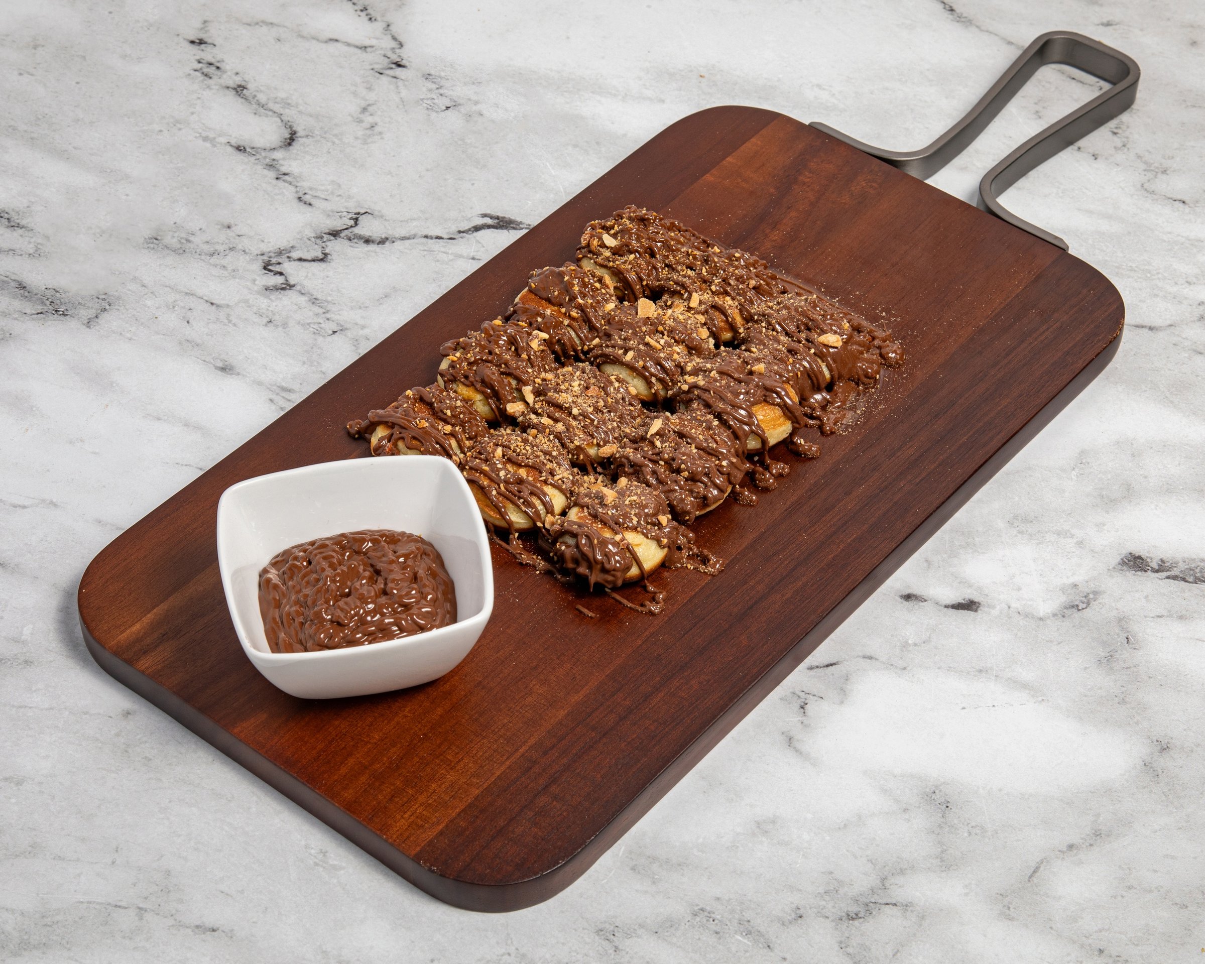 Mini Pancakes with Chocolate