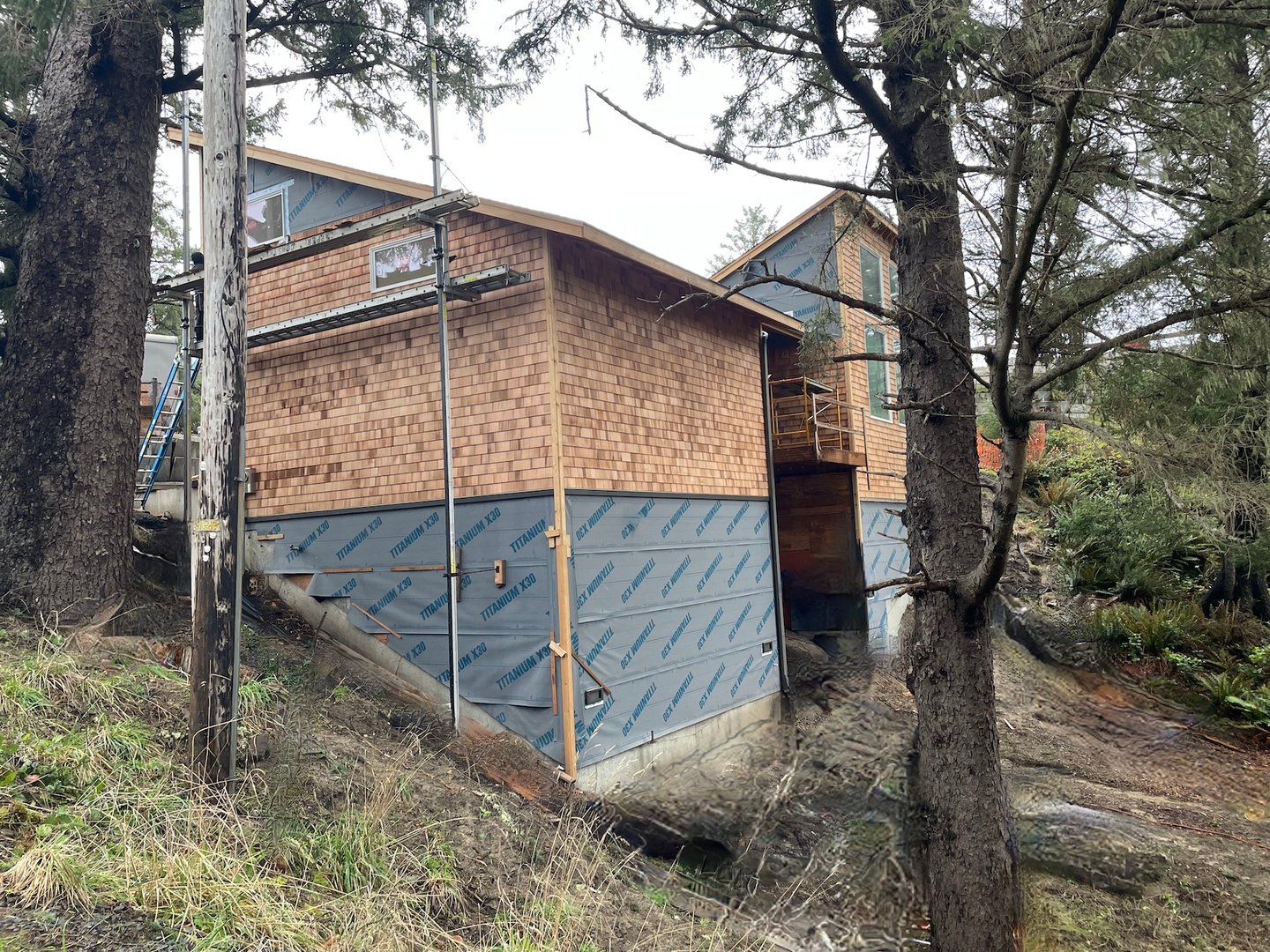 Completed construction project