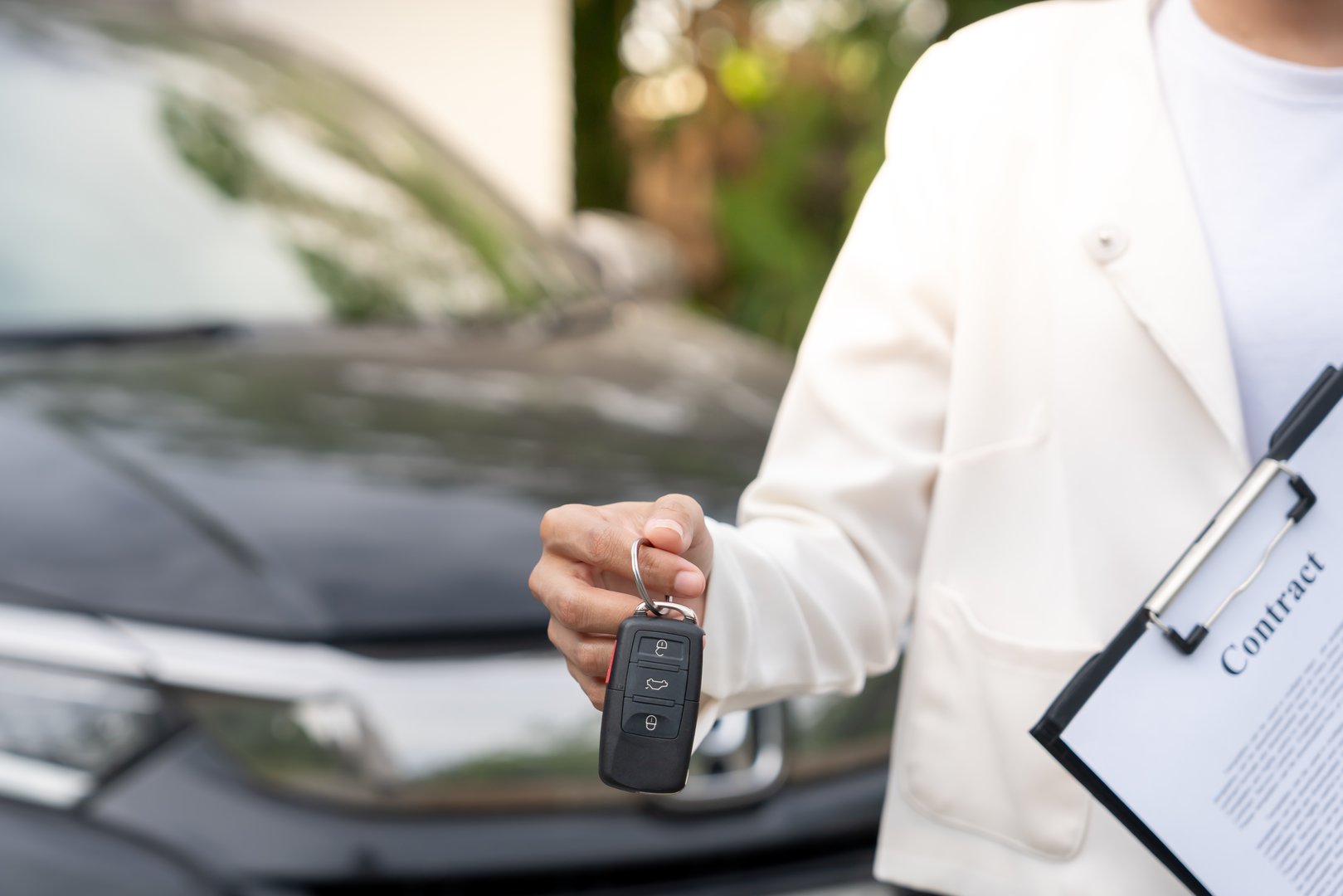 Used car, rental car, sell, buy. happy pass on key for new owner.  Sales, loan credit financial, rent vehicle, insurance,  renting, Seller, dealer, installment, car care business