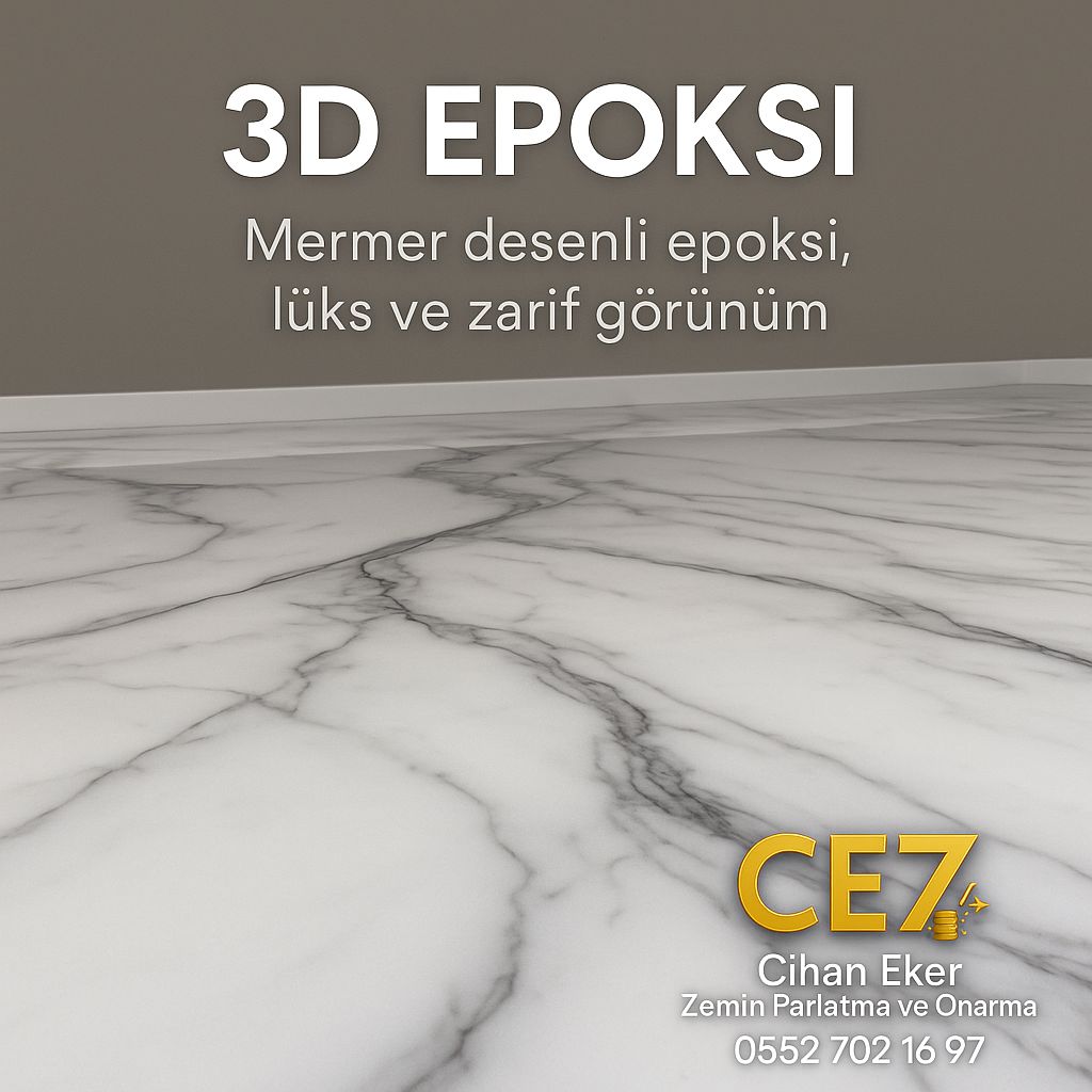 Epoksi zemin kaplama uygulaması