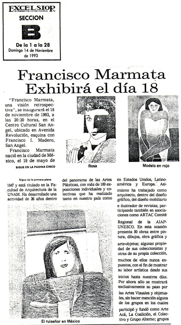 Exposición 14 de Noviembre 1993