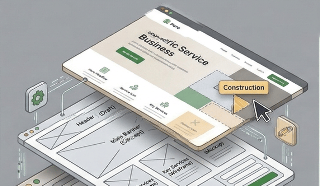 Website mockup preview