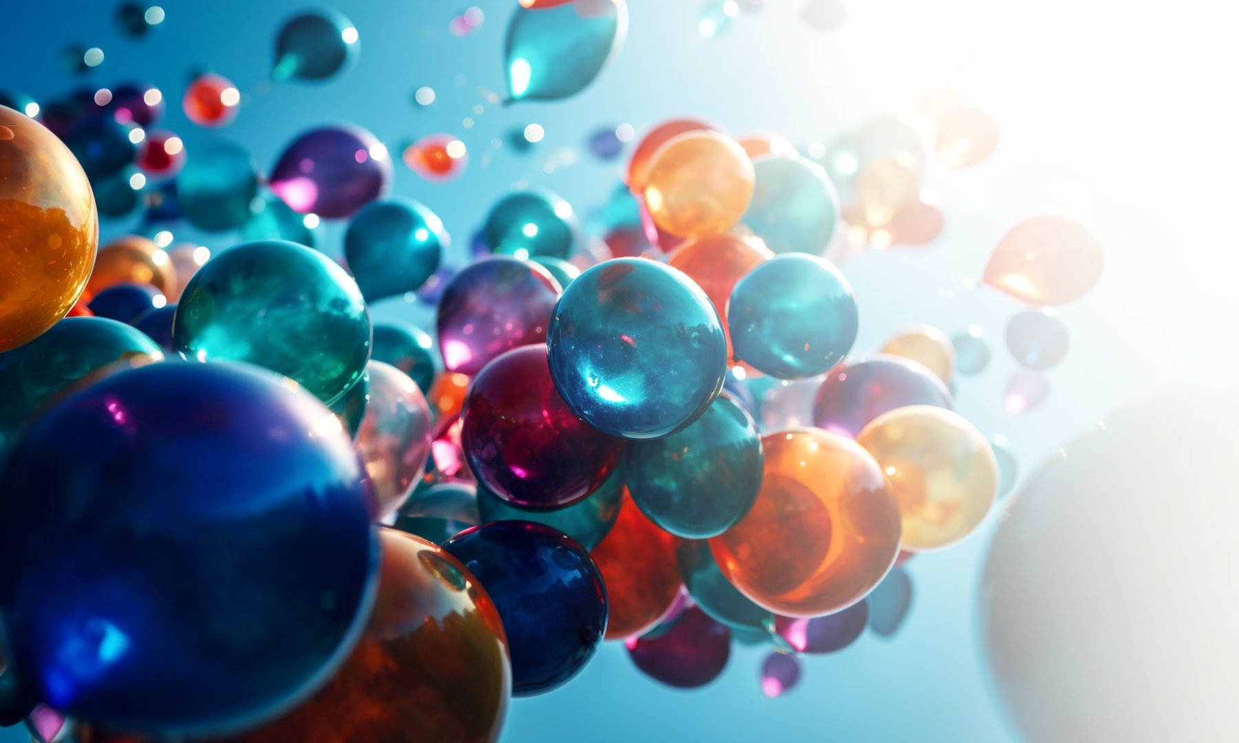 Colorful Birthday Balloons