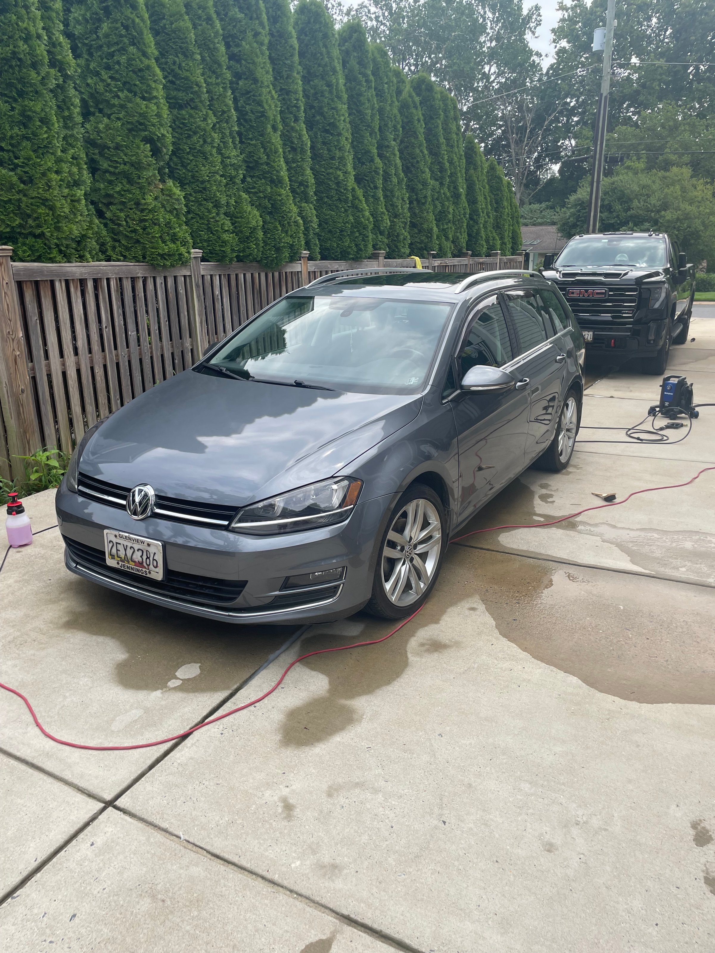 Professional car detailing results