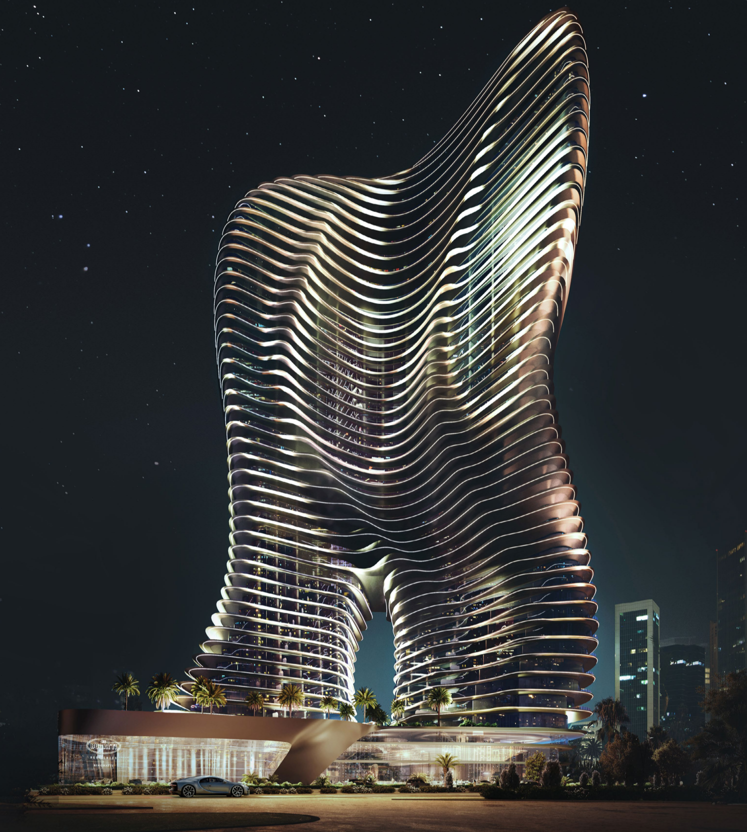 Bugatti Residences - Vista exterior