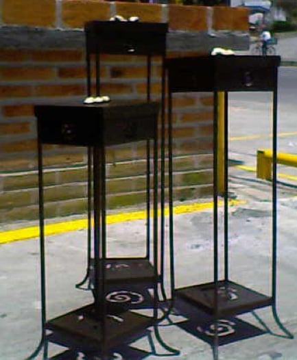 Muebles LAGarte - Trío de Mesas de Hierro Forjado