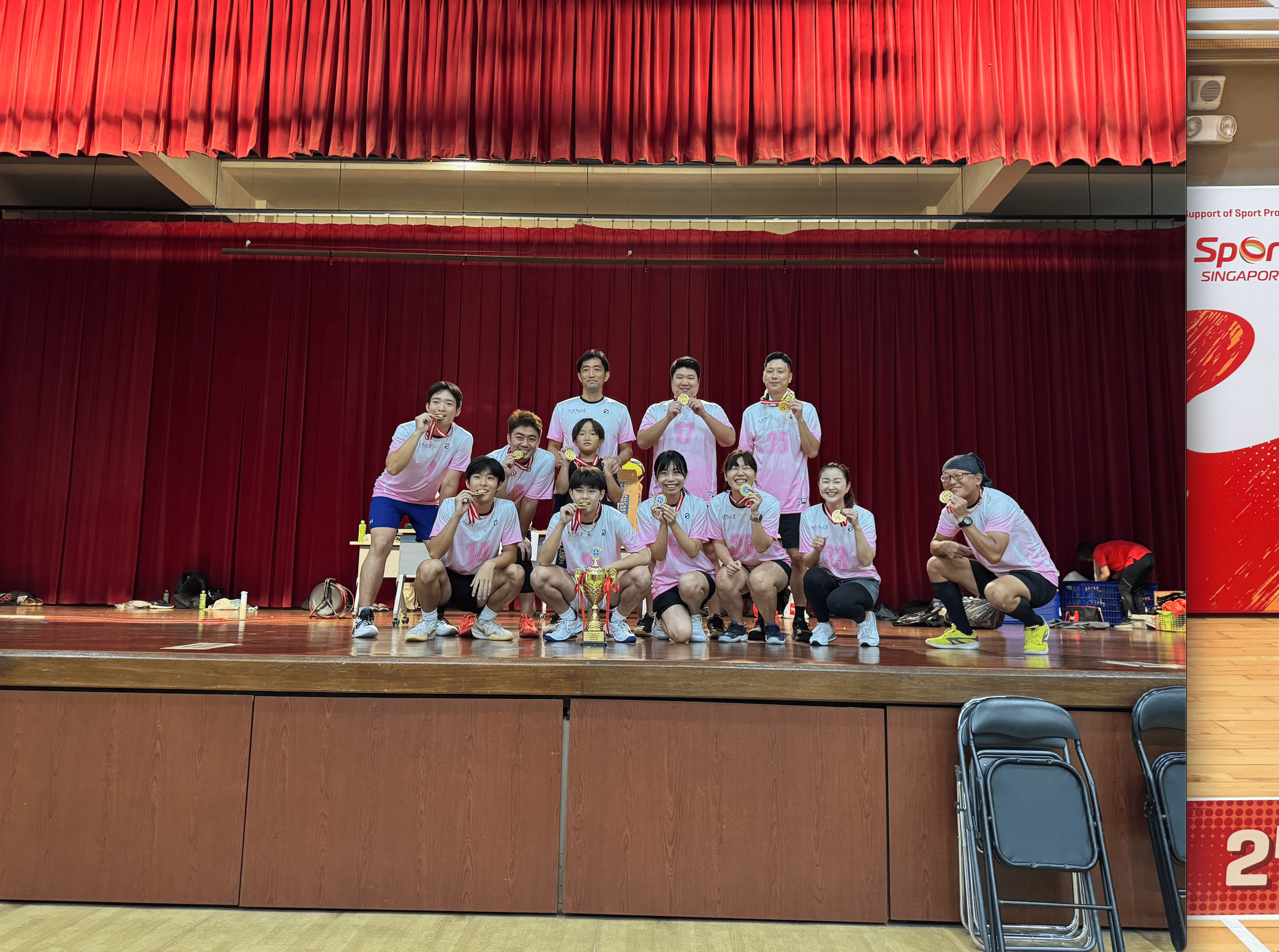 日本人会バレーボール大会優勝