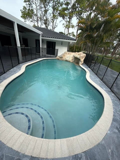 After image of a clean, well-maintained pool