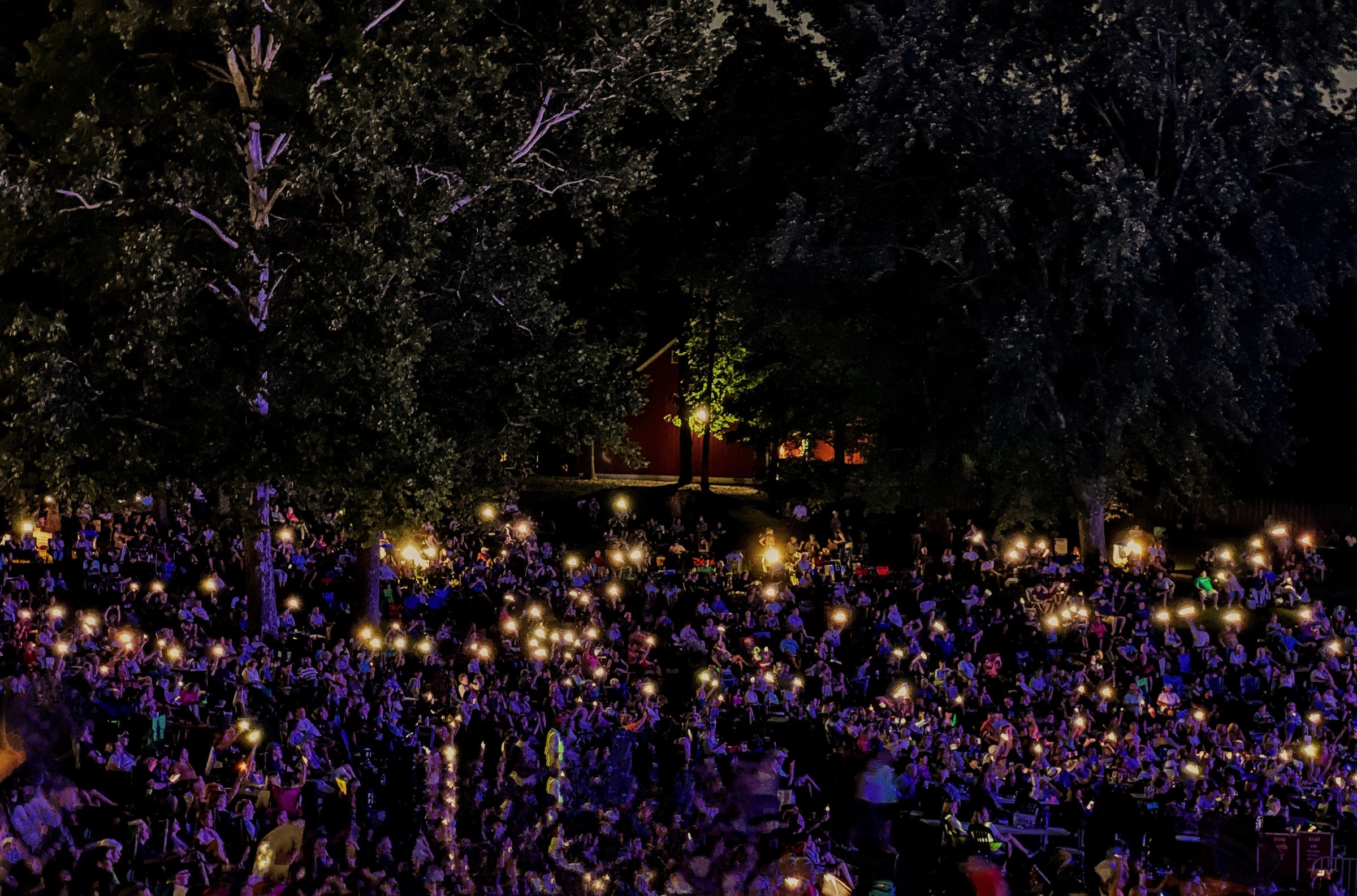 The beauty and solemn air of a candlelight vigil