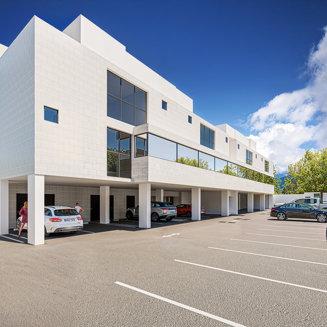 Vista estacionamiento