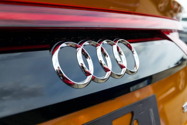 Audi logo and branding