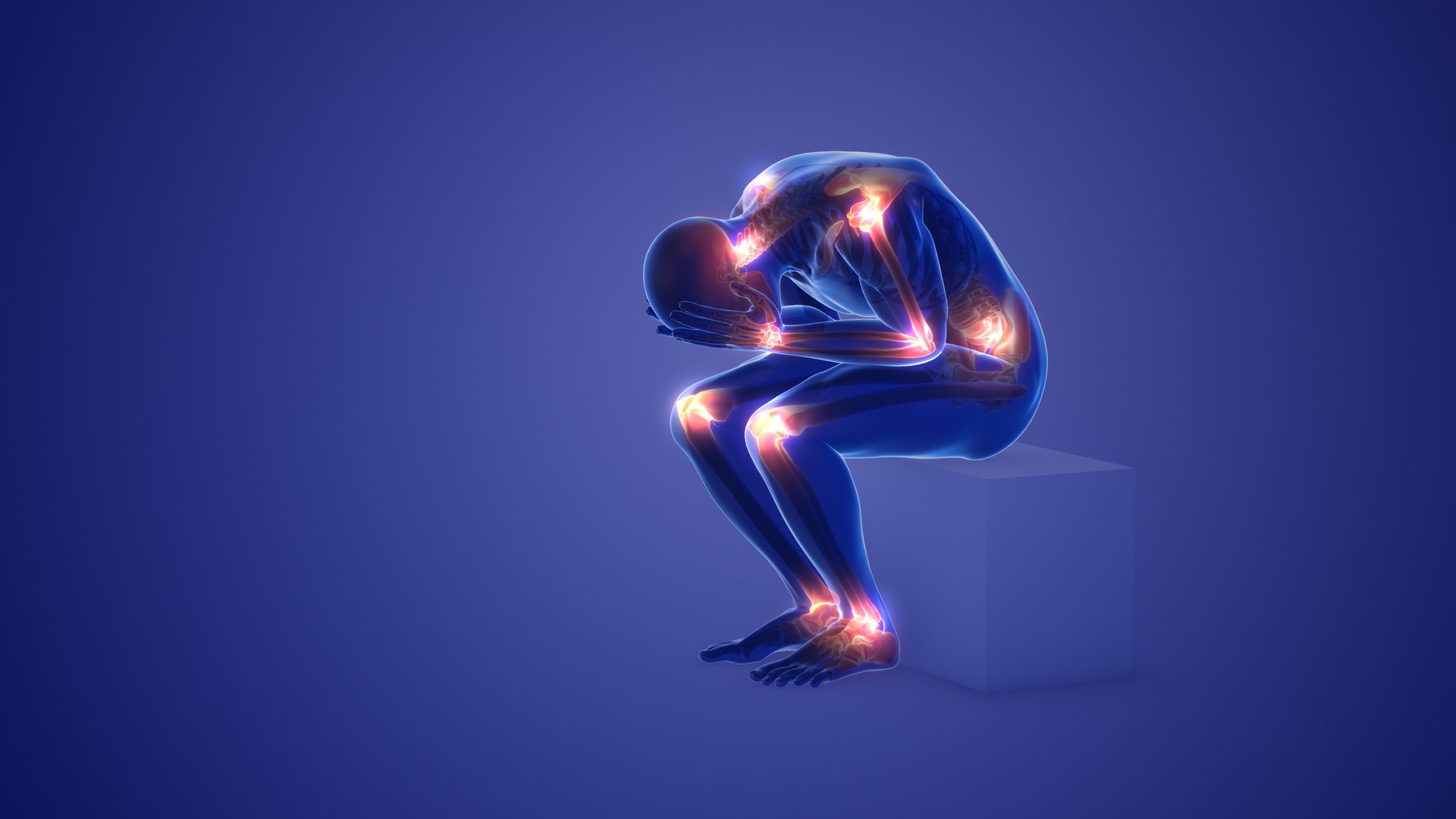 Headache and migraine illustration