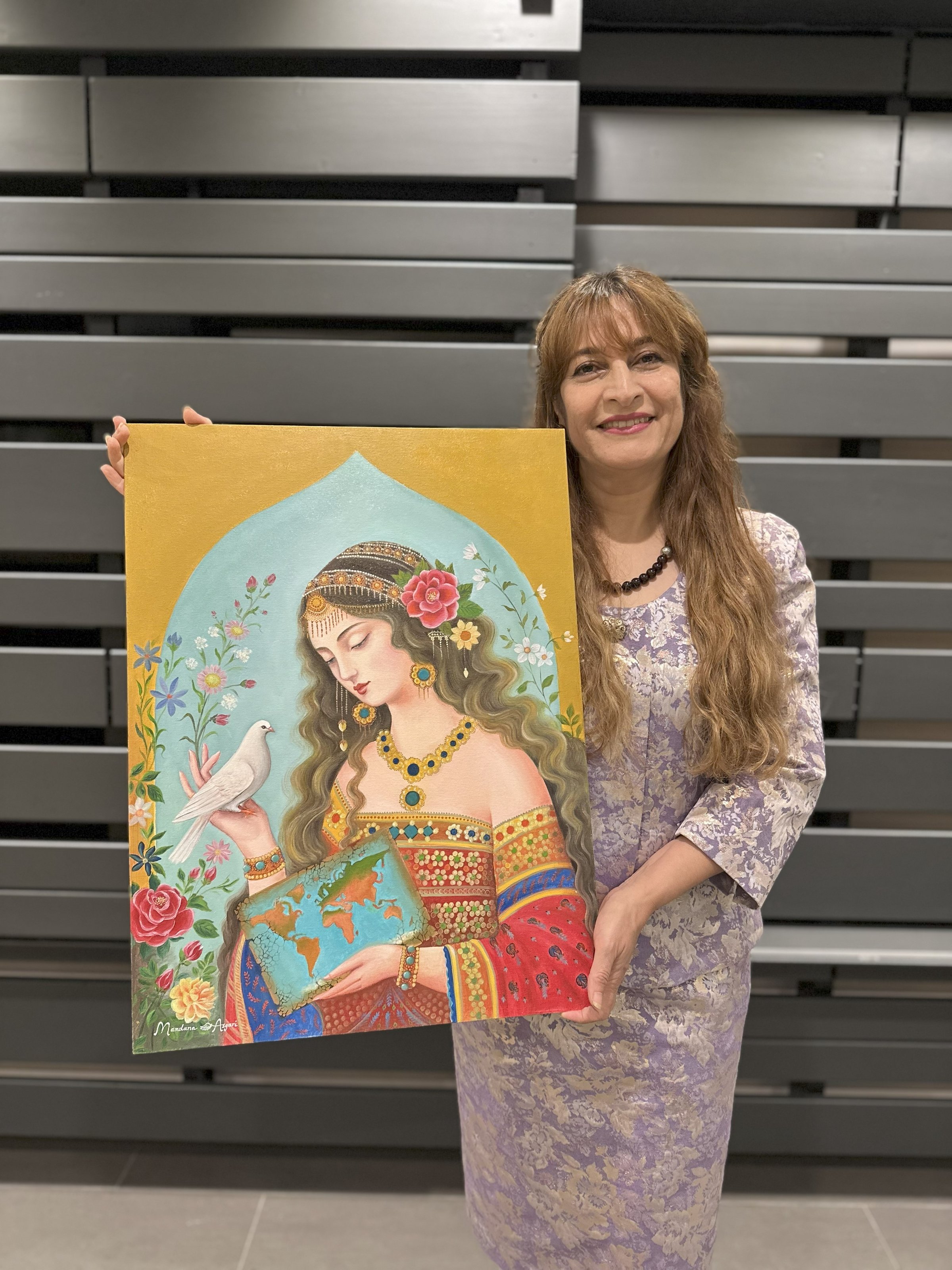 ماندانا عسگری - هنرمند نقاش - Mandana Asgari Artist