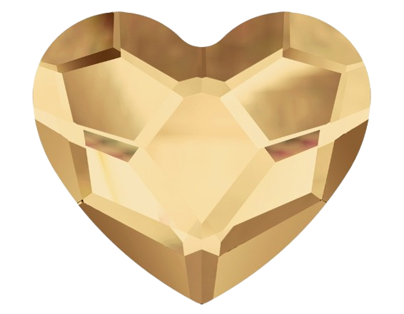 Brown heart gem