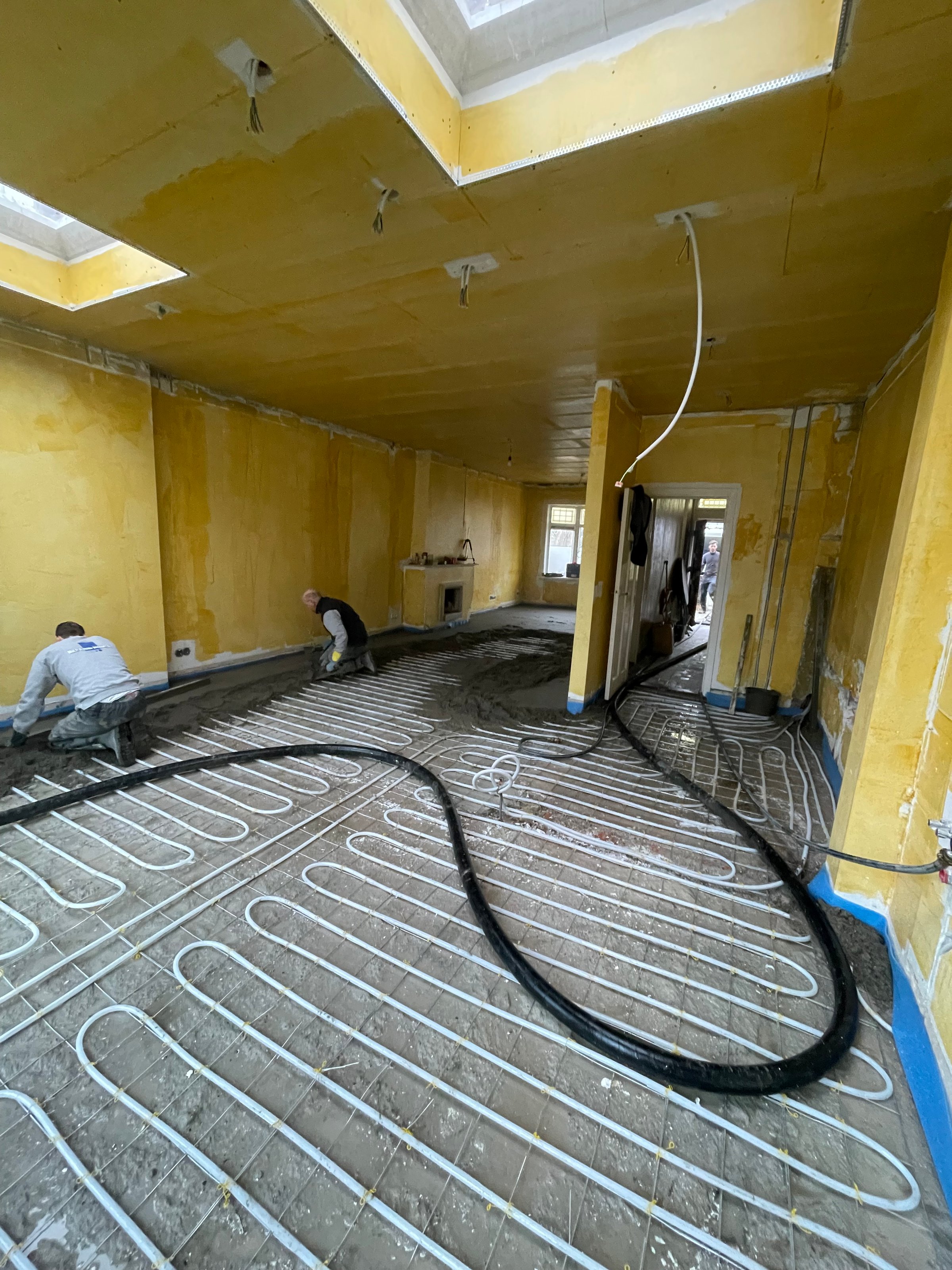 Verbouwing in uitvoering - Nederlands project