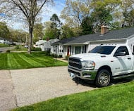 Professional landscaping work