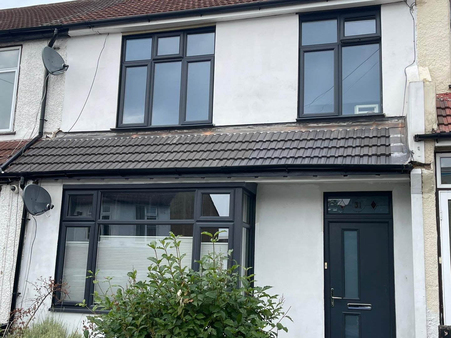 Completed roofing project by G Scott Roofing and Building Services