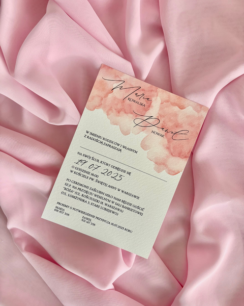 Zaproszenie pastelowe 5