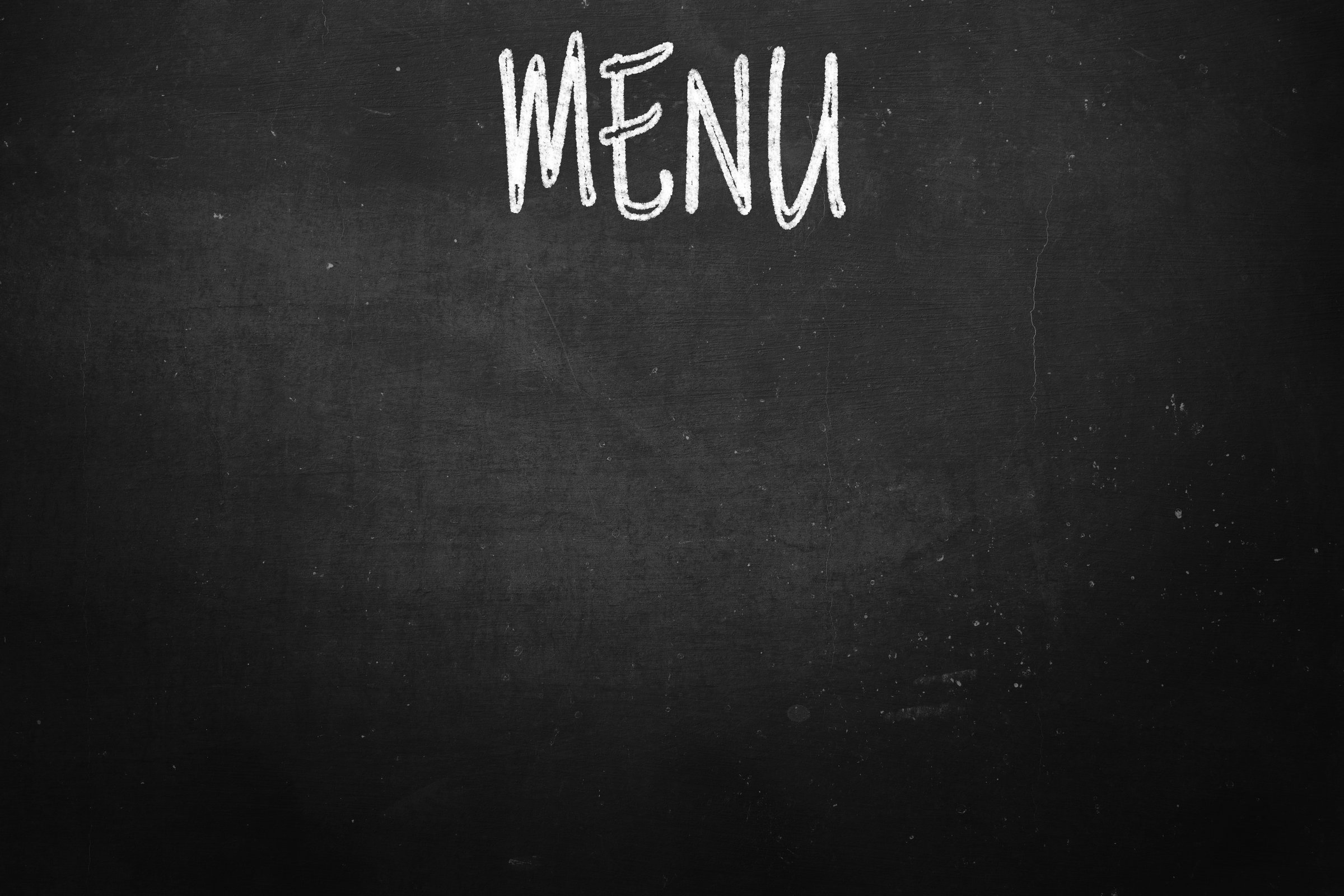 Vintage Americana menu