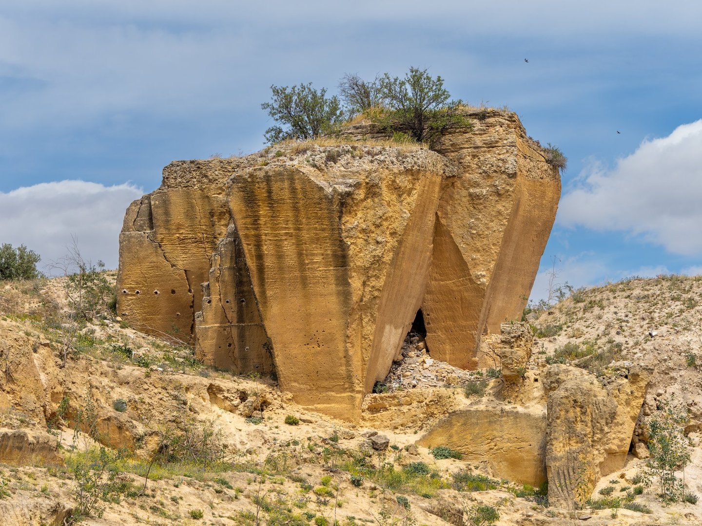Ancient Roman stone quarry
