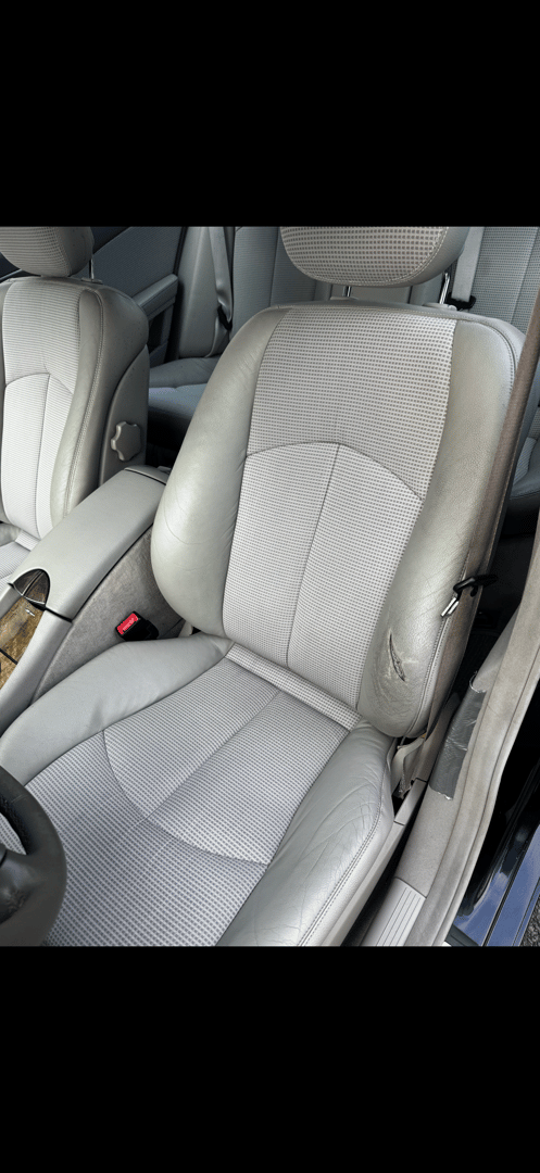 Auto Sitz nach der Reinigung