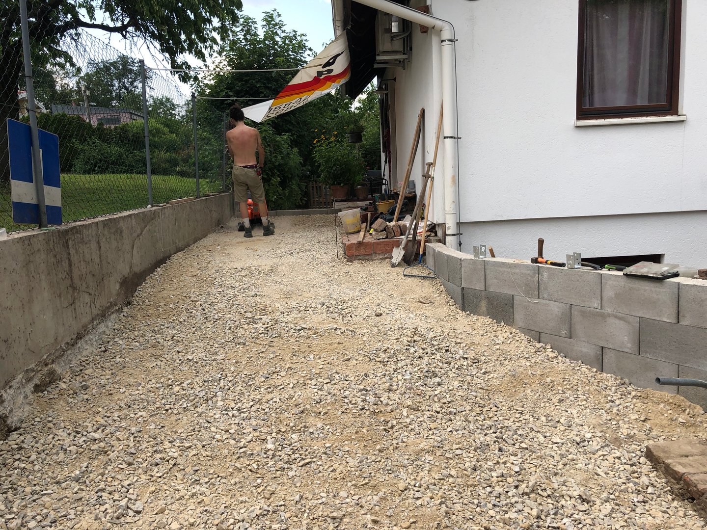 Antique Brick Driveway Detail 2