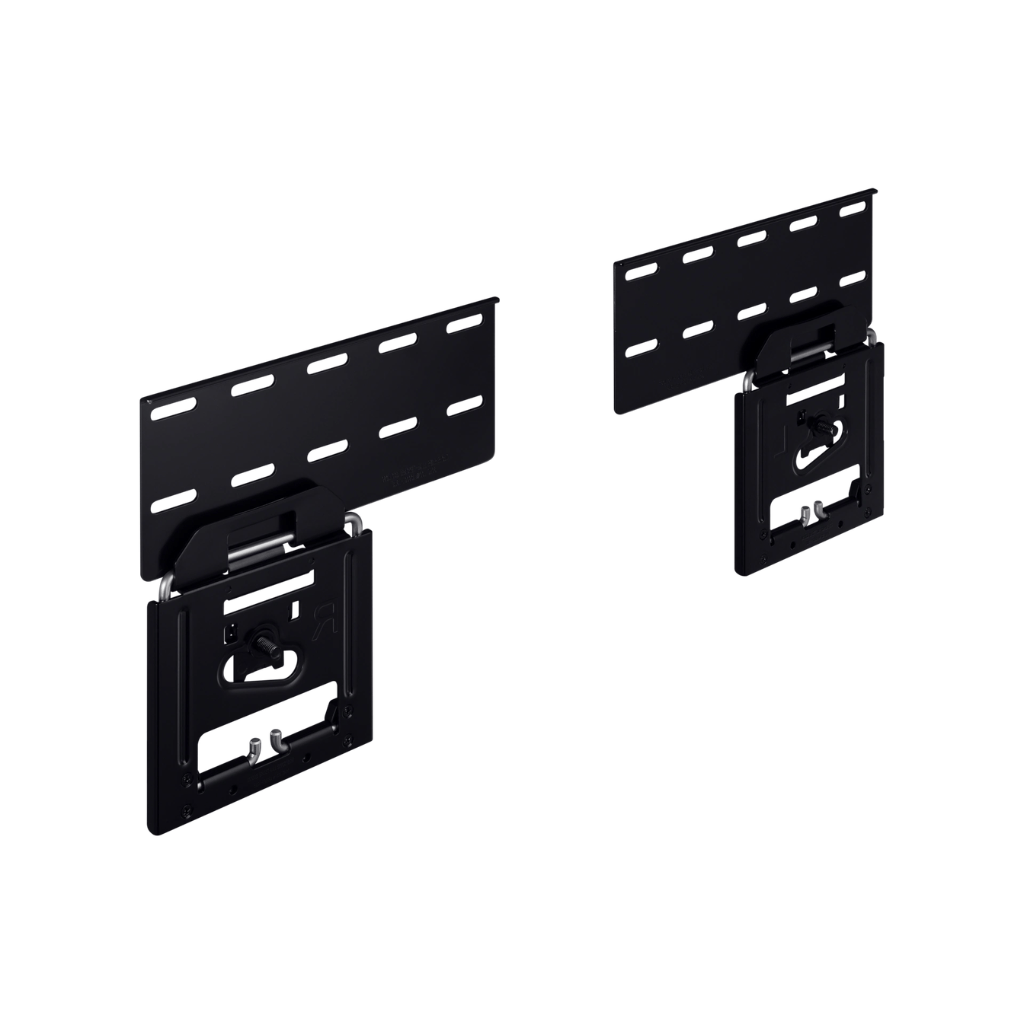 Samsung Frame TV mounting brackets and hardware included in the box