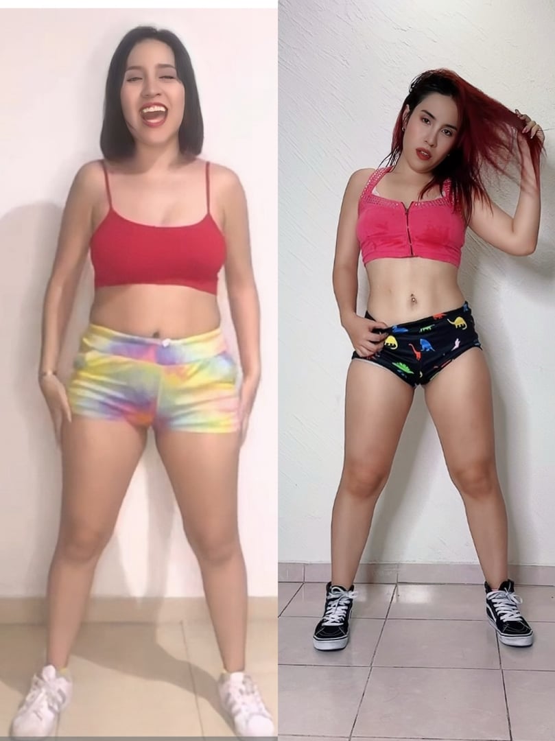 Instructora de twerk profesional enseñando