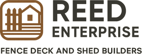 Reed Enterprise Fence Deck and Shed Builders Logo