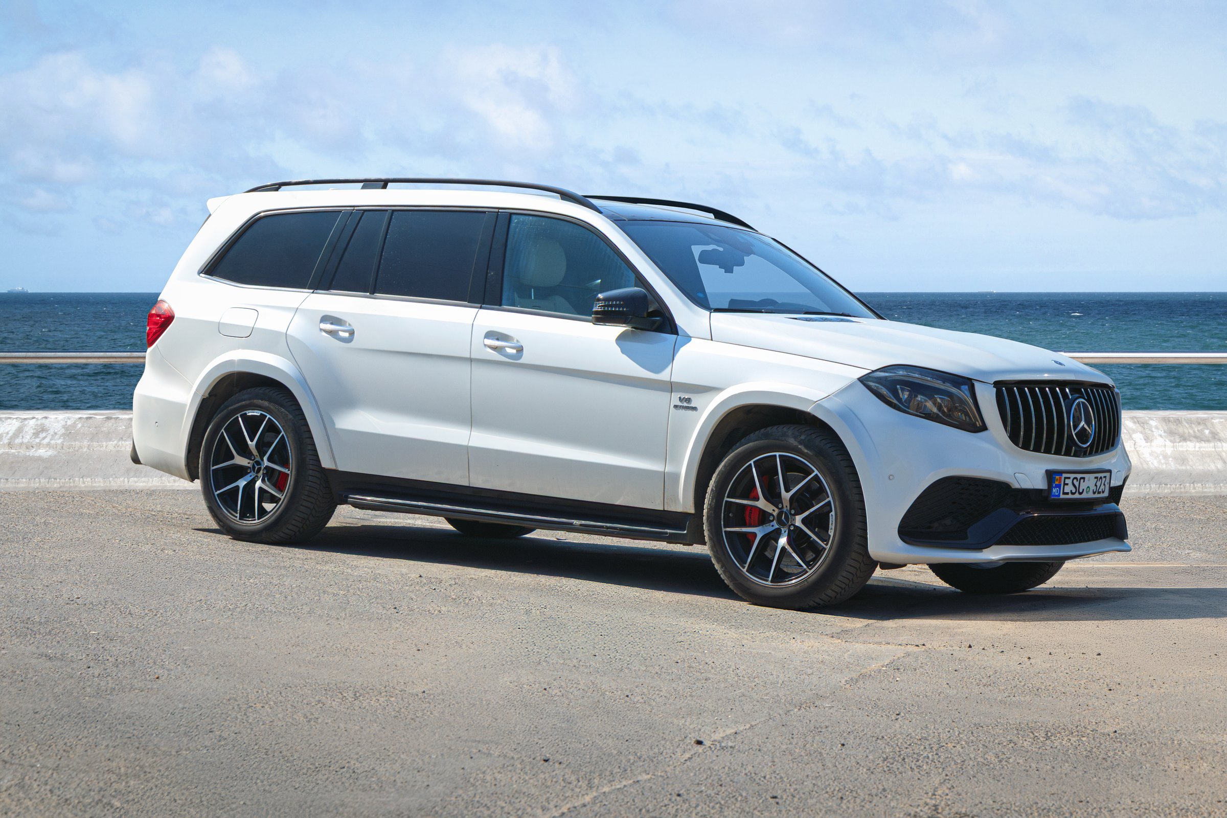 Barcelona, Spain-February 3, 2025: Mercedes-AMG GLS 63 4MATIC+ (X167)