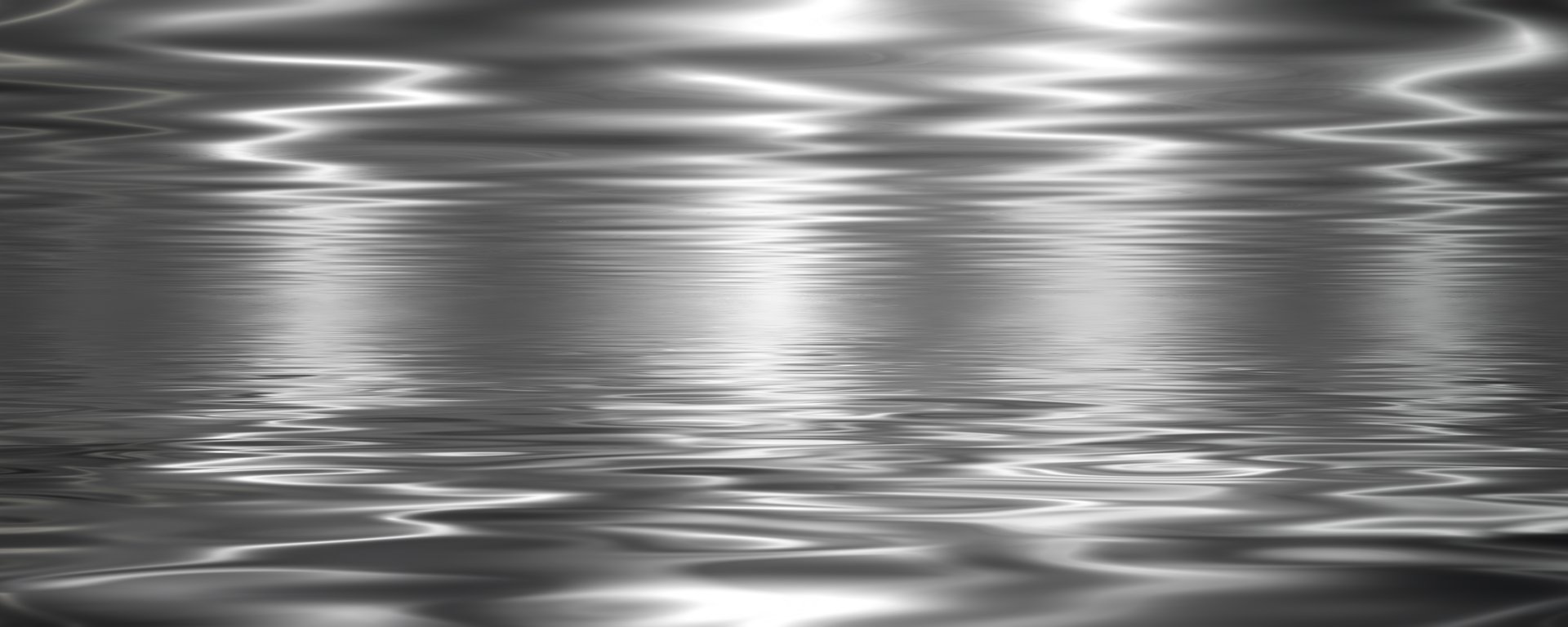 Brushed metal texture background, shiny lustrous silver metallic with wavy water pattern, 3d background illustration.