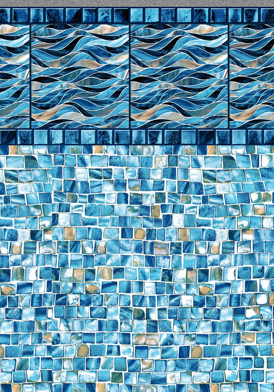 Morning Surf vinyl liner pattern