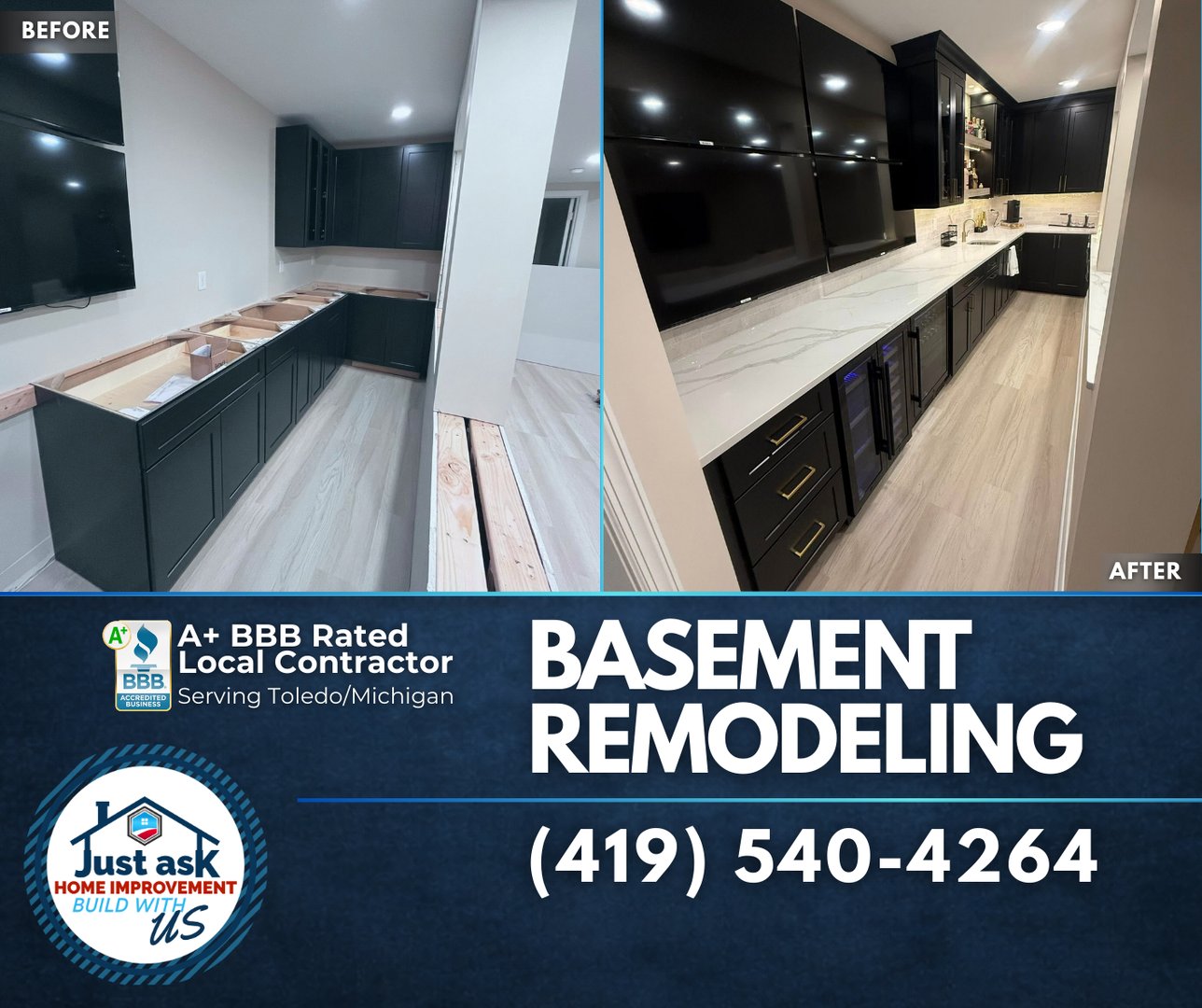 Basement finishing project 1