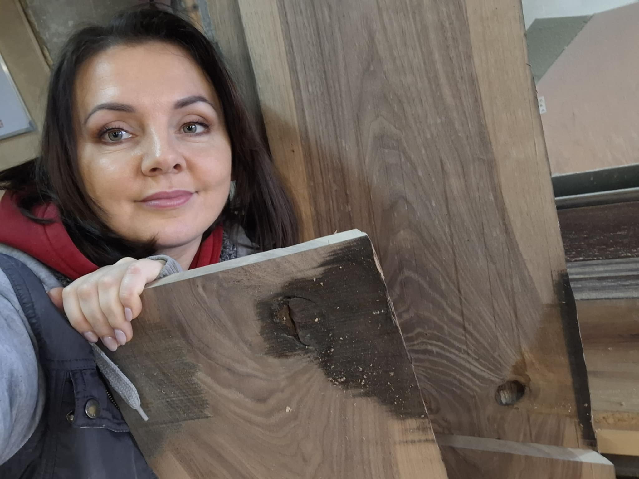 Ania w swojej pracowni