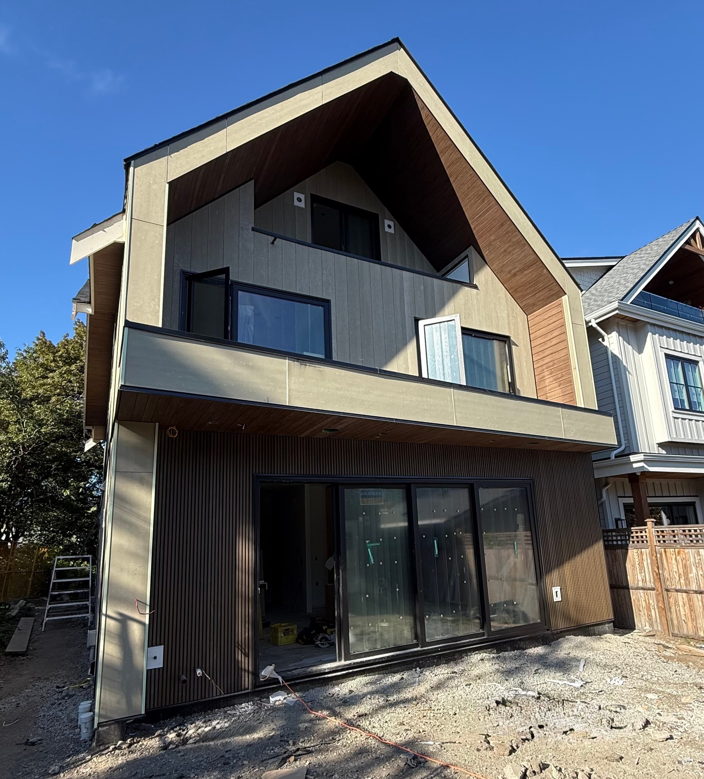 Vancouver new build with Hardie siding