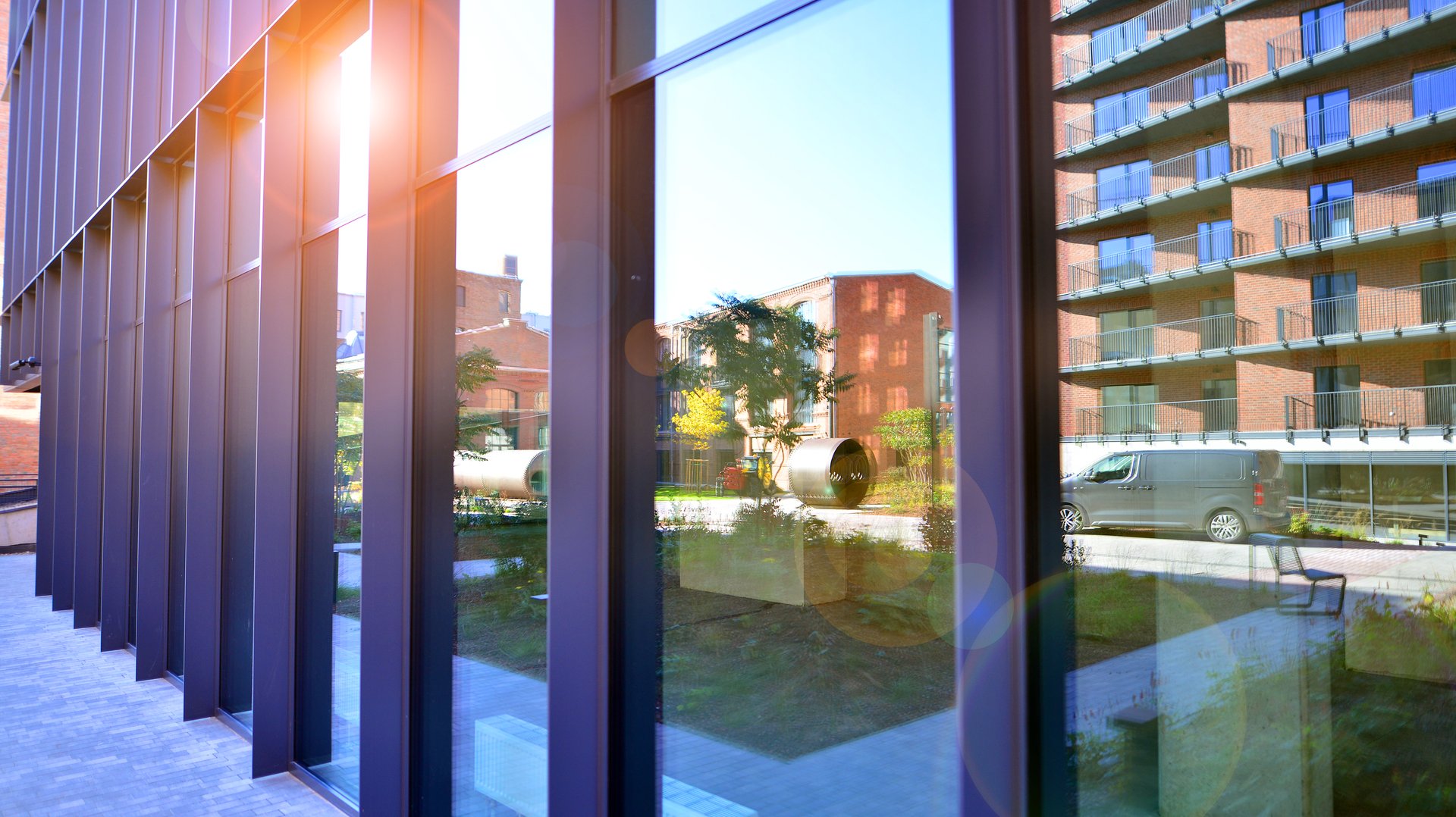 Modern office building