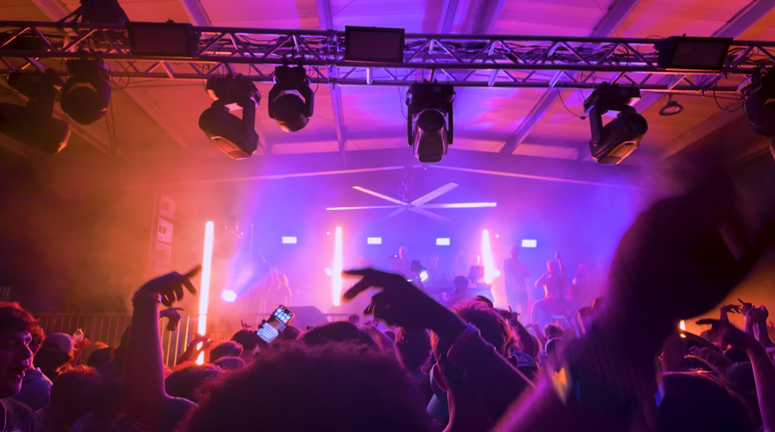 CEG stage build, artist view