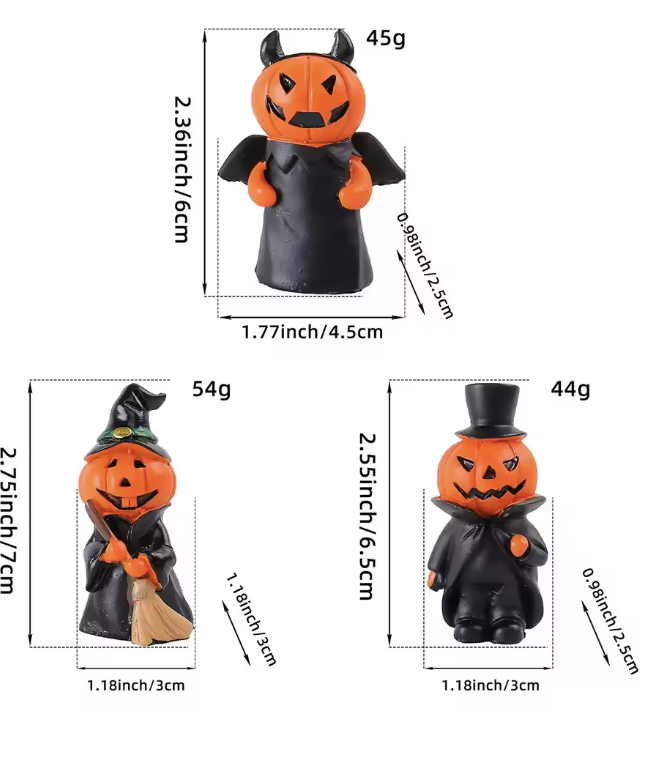 Cute Halloween Mini Pumpkin Decorations
