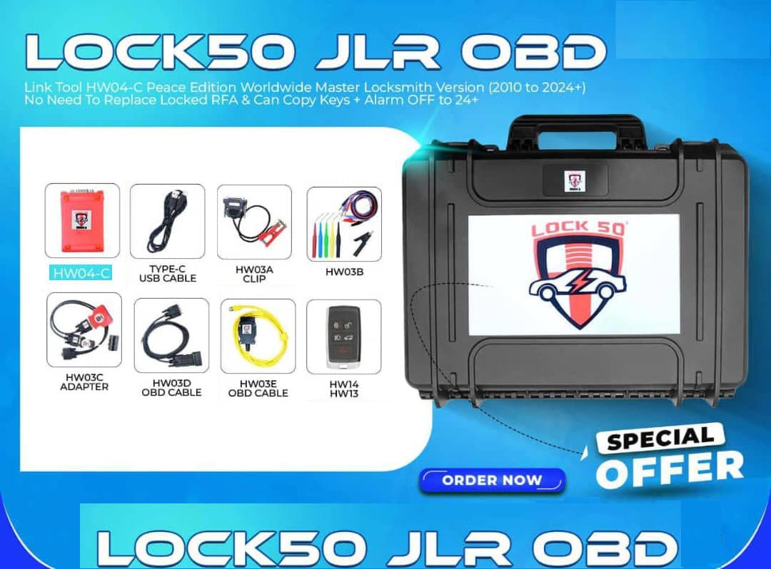 Lock50 OBD JLR Key Tool Kit