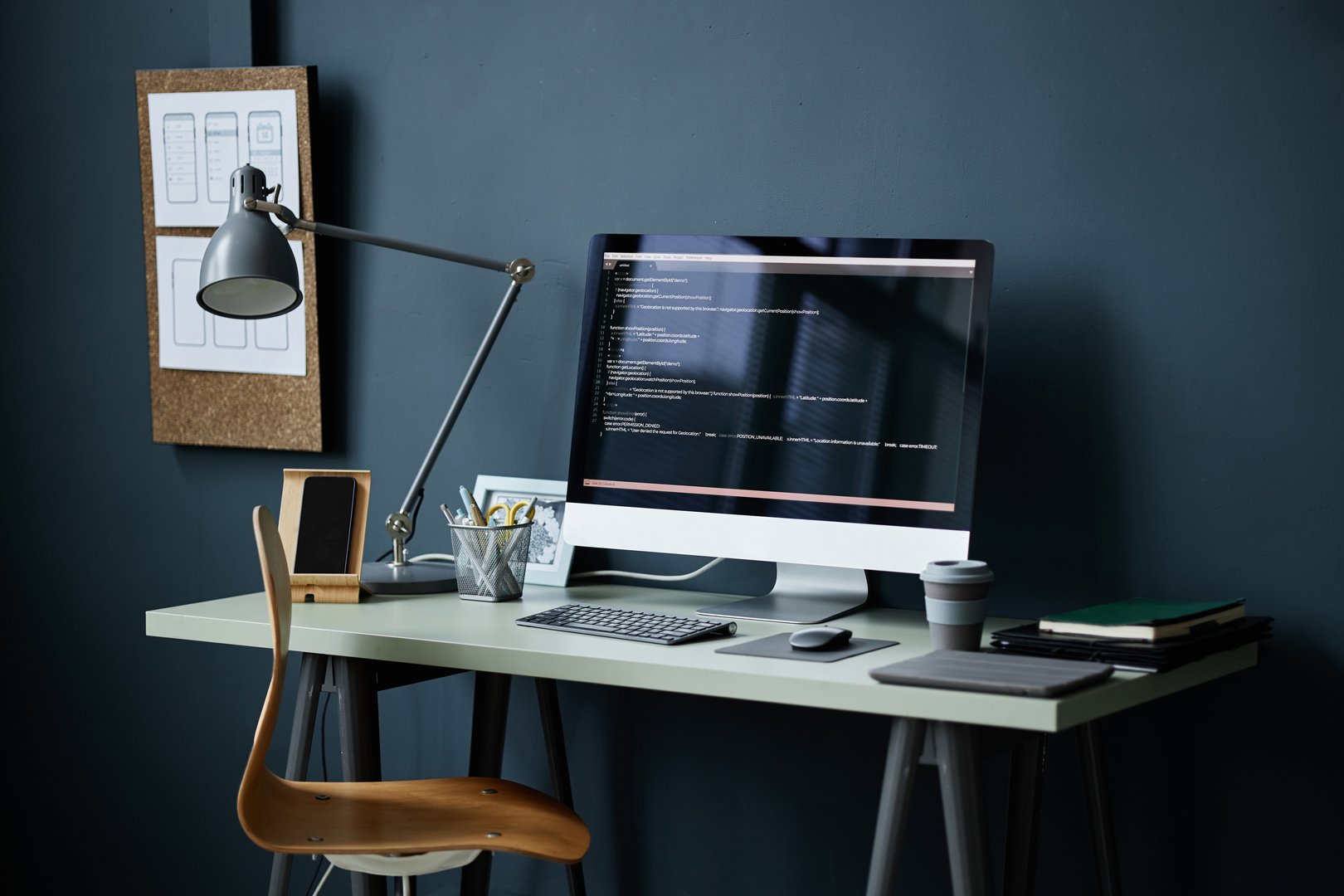 Website Design Arbeitsplatz