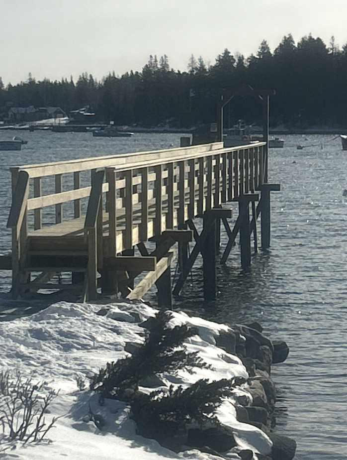 Dock construction by Midcoast Dock LLC