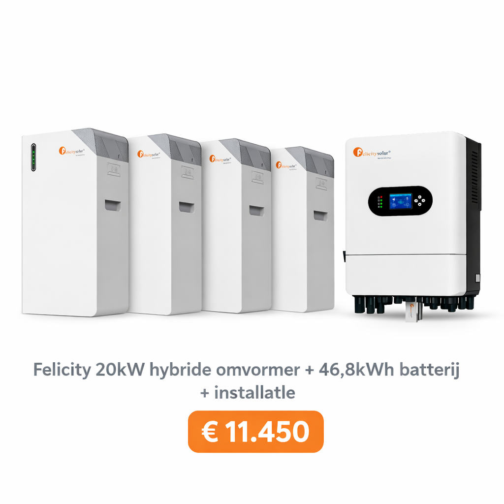 IVGM 20kW + 4 x 11.7kWh batterij Off Grid Supply